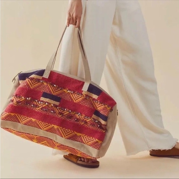 Free People Handbags - Free People First Class Embellished Weekender in Primrose Garden